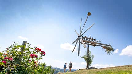 Oesterreich, Suedsteiermark Windrad i