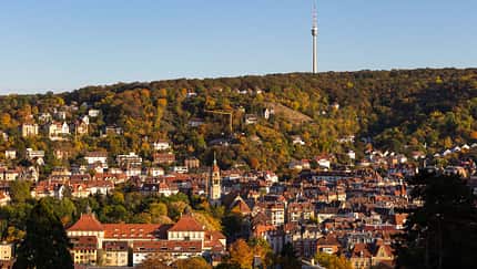 Stuttgart, Süd, Kessel,Fernsehturm, Panorama