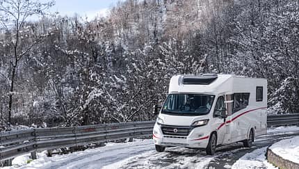 Fahren im Winter - Fahrbahn