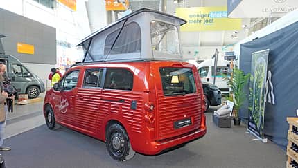 Außenaufnahme, Messe, Aufstelldach, Campervan