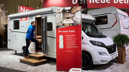 Messe, Trend, Außenaufnahme, Wohnmobil