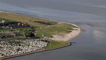 Beliebter Campingplatz an der Nordsee
