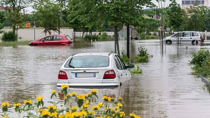 flood in town