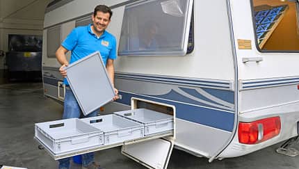 Stauraumoptimierung Caravan