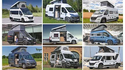 540er-Campingbusse mit Aufstelldach