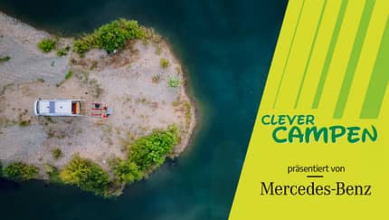 Titelbild Clever Campen Folge 31, Bulli auf einsamer Insel