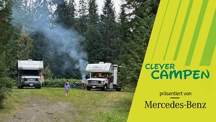 kanada, podcast, wald, lagerfeuer Zwei kanadische RVs in der Wildnis Kanadas