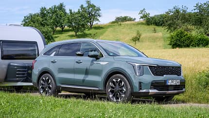 Kia Sorento Zugwagentest f