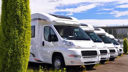 Wohnmobil beim Händler
