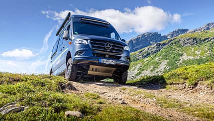 Hymer Grand Canyon, Motorunterfahrschutz