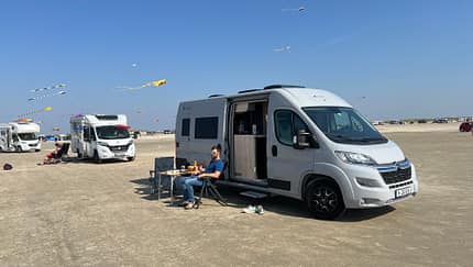 Clever Spirit 600 im Praxischeck; am Strand 