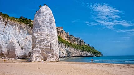 Reise Apulien Spiaggia della Scialara f