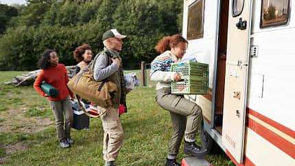 Reisemobil beladen