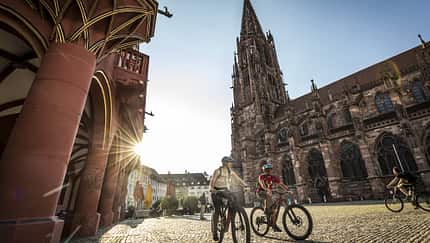 Vom Stellplatz auf den Mountainbike-Trail