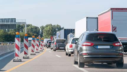 Baustelle Autobahn