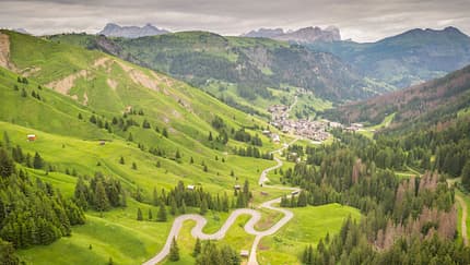  Pass-Porträt Passo Pordoi
