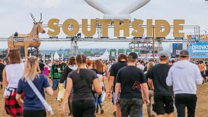 NEUHAUSEN, GERMANY - JUNE 23: Visitors are seen during the Southside Festival 2019 on June 23, 2019 in Neuhausen, Germany. (Photo by Thomas Niedermueller/Getty Images)