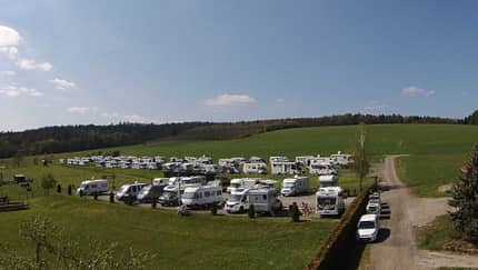 Stellplatz am Forellenhof Reuss, Bayern