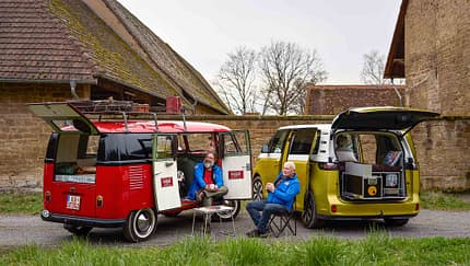 VW ID. BUZZ und T1 Vergleich