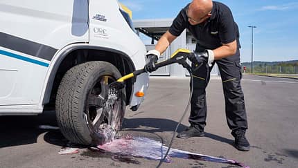 Richtiges Reinigen von Freizeitfahrzeugen