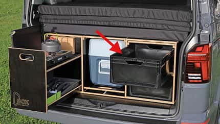 Aufmacherbild: Euroboxen in einem Campingmodul