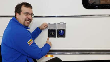 City-Wasseranschluss Caravan