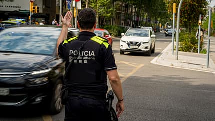 Spanien Polizei Verkehr
