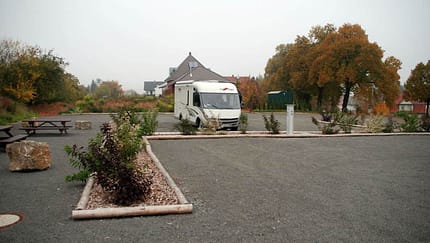 Stellplatz am alten Bahnhof