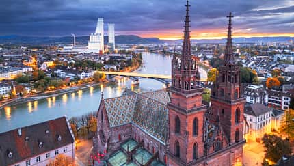 Basel, Switzerland at Dawn