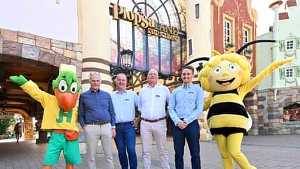 Freizeitpark, Plopsaland, Biene Maja, Freunde