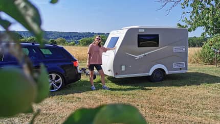 Mini Freestyle, Wohnwagen, Transport