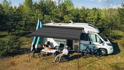 Ective flexible Solarzellen auf Markise