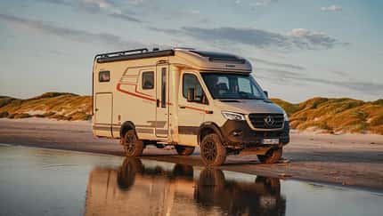 Frontansicht, Hymer, Wohnmobil