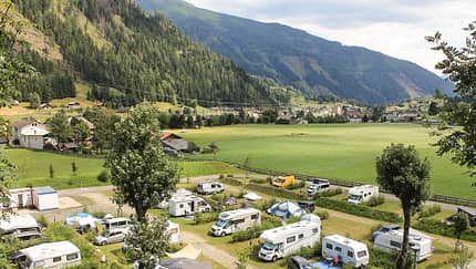 Campingplatz, Berge, Wandern, Österreich