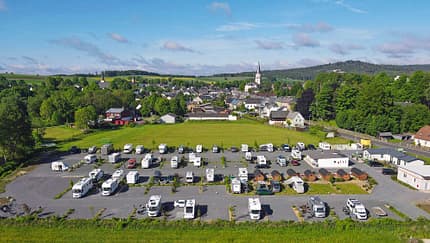 Fichtelpark Stellplatz, Kirchenlamitz, Bayern, Oben