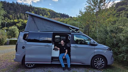 Seite, Campingbus, Urlaub