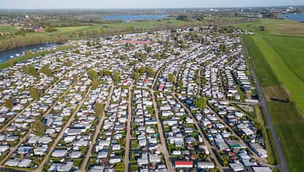 Grav Peninsula, the largest campsite in Germany