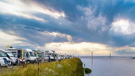 Wohnmobile, Nordsee, Camping, Urlaub