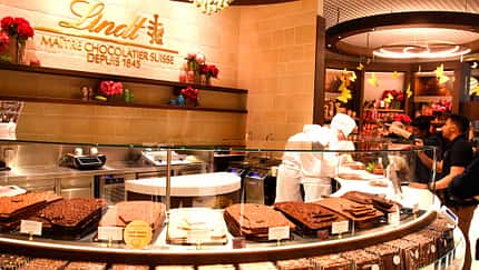 Schokolade, Lindt-Museum, Buffet