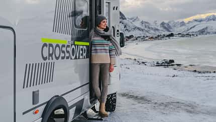 Hymer ML-T Crossover , Wohnmobil, Schnee
