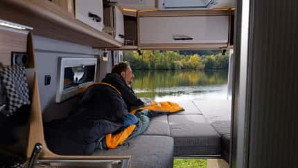 Schlafsack, Campingbus Poessl Summit Bett, Schlafsack, Campingbus