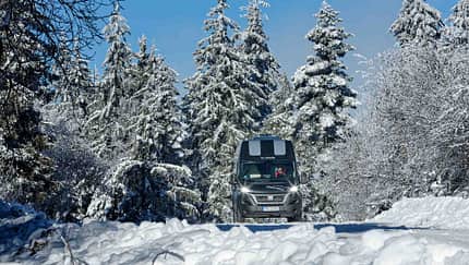 Winterreifen, Schnee, Straße, Fiat