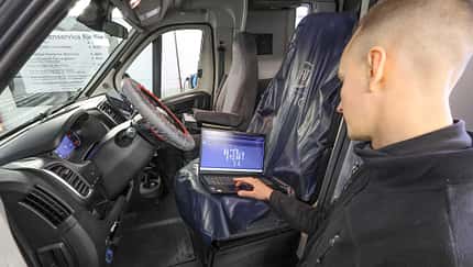 Laptop, Fiat Ducato, ACC, Update, Tempomat, Camping