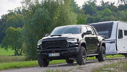 Front, Doge RAM 1500, Camping, Wohnwagen, Caravan