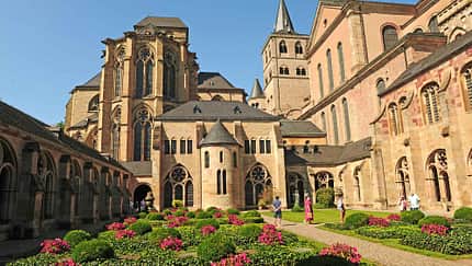 Trier, Deutschland, Liebfrauenkirche, Garten