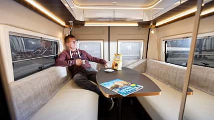 Laika Bänke, Laika Ecovip 645, Wohnmobil, Camping, Urlaub