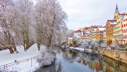 Neckar, Altstadt Tübingen, Neckar, Altstadt