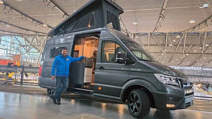 Messehalle, CMT 2026, Campingbus, Redakteur