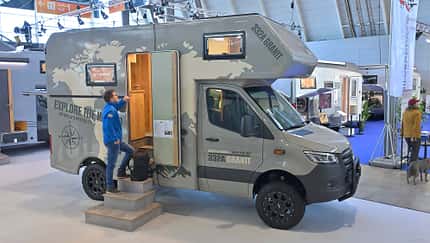 Dopfer 332 A, Expeditionsmobil, Alkoven, CMT 26, Granit First Edition, Autark, gasfrei