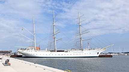 Schiff, Stellplatz, Camping, Stralsund, Ostsee